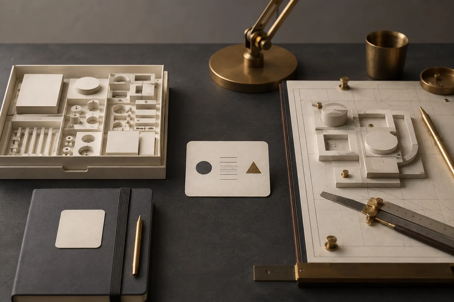 Un ensemble de modules et une table de conception illustrent deux façons de répondre à un besoin.